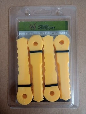 Weed Warrior Push-N-Load 3 Blade Residential Grade  6.75 L Trimmer Blade 12 pack - Image 1 of 4