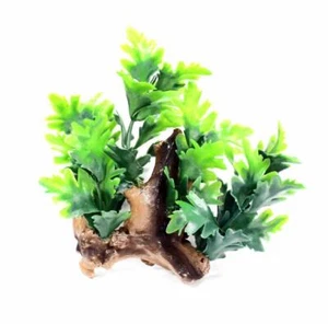 Mini Aquarium Plastic Plant with Suction Cap - Style 3 (Aquatopia) - Picture 1 of 3