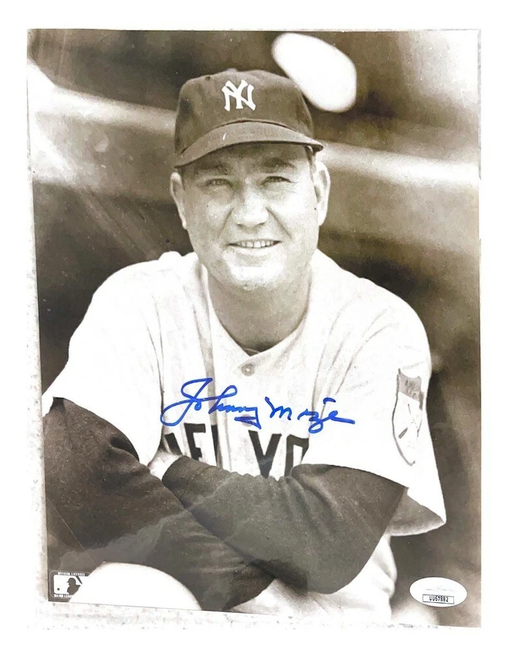 Johnny Mize New York Yankees Signed 8x10 Photo Autographed AUTO JSA COA - Image 1 of 1