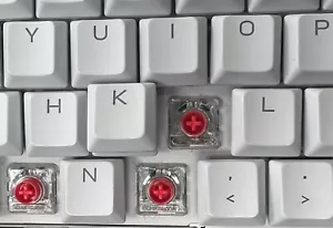 Alienware AW510K WHITE BACKLIT GAMING KEYBOARD KEYCAPS KEYS (AW510K) - Picture 1 of 5