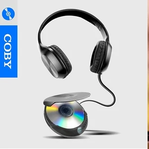 Portable CD Player with Headphones | 60-Sec Anti-Skip Compact Disc Player with F - Picture 1 of 9