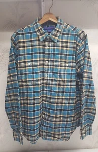 Aeropostale Mens XL Plaid Long Sleeve Flannel Button Front Shirt Extra Large - Picture 1 of 7