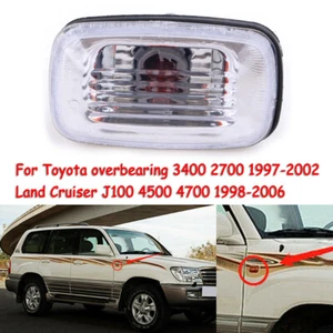 Luz de señal LED marcador lateral transparente para Toyota Land Cruiser 70 80 serie 100 - Imagen 1 de 6