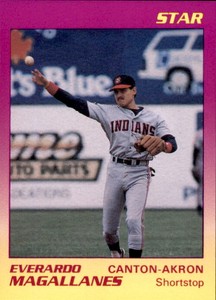 1989 Canton-Akron Indians Star #13 Everardo Magallanes Mexico Downey California