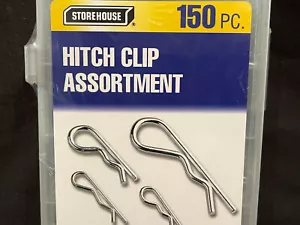150Pc Hitch Clip Assortment Hair Cotter Pin Tractor Towing R Quick Release Pull - Picture 1 of 3