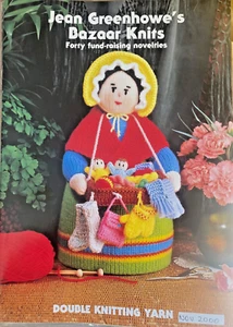 Jean Greenhowe's Knitting Pattern Booklet - BAZAAR KNITS (40 knitting patterns) - Picture 1 of 3