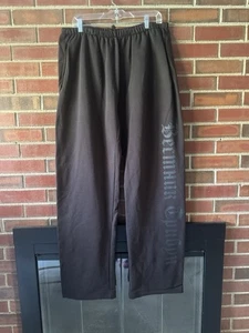 Yeezy SP-01 Jogginghose Schwarz Größe 2 (M-L) Logo Text Kanye Neu ohne Etikett - Bild 1 von 10