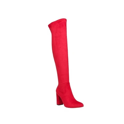 Wild Pair Women's Bravy Over The Knee Boots Red Size 5 - Image 1 of 3
