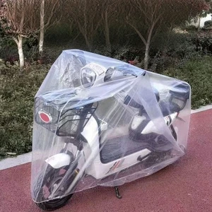 5Pcs S/L Disposable Transparent Bicycle Cover Mountain Bike Full Set Rain Covers - Picture 1 of 11