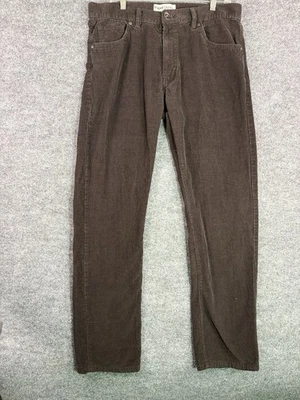 paper denim & cloth brown corduroy pants Jeans mens 34x32 Cotton - Image 1 of 4