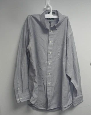 Camisa Surrey Para Hombre 16.5 34/35 Azul Abotonada Manga Larga Aguja Única Oxford Foto 1 de 4