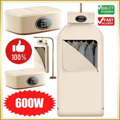 600W Elektrisch Trockner Wäschetrockner Warmlufttrockner Tragbarer Trockner - Bild 1 von 4