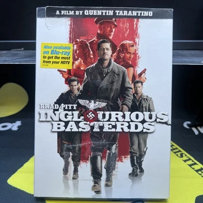 Inglourious Basterds (DVD 2009) With Slip Cover a Film by Quentin Tarantino - Image 1 of 4