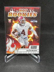 2025 Score Jalen Milroe RC HOT ROOKIES #9 Seattle Seahawks Rookie 🔥🔥 - Imagen 1 de 1