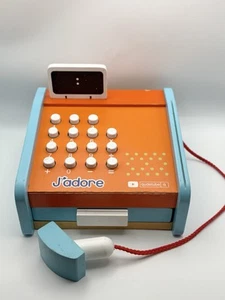 J’adore Pretend Play Wooden Cash Register Grocery Scanner Toddler Toy Jadore - Picture 1 of 10
