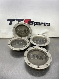 Tappi centrali cerchi in lega originali Audi TT x 4 Mk1 8N 1998-2006 RS4 - Foto 1 di 9