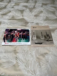 RARE Vintage Fender Original 1965-1966 Catalog and Price List - Picture 1 of 24