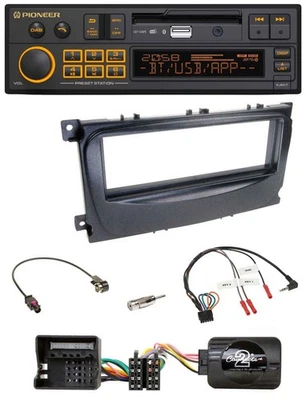Pioneer DAB Lenkrad USB Bluetooth Autoradio für Ford Focus C-Max Galaxy ab 07 sc - Bild 1 von 4