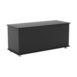 Leon Ottoman Storage Chest Black Toy Chest Bedding Blanket Box Large Wooden - Picture 1 of 8