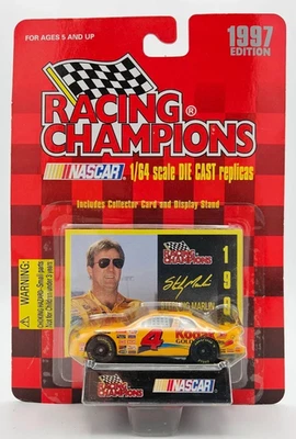 Campeones de carreras NASCAR 1997 #4 Sterling Marlin Kodak oro 1/64 Foto 1 de 4