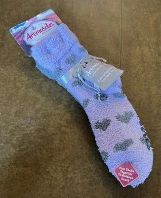 Aromasoles 2 Pair Pack Socks Lavender & Shea Butter Infused Socks NWT - Image 1 of 4