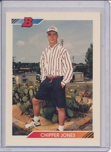 Chipper Jones 1992 Bowman Rookie Card RC #28 Atlanta Braves HOF - Picture 1 of 1