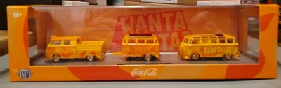 M2 Machines Coca-Cola Haulers TW40 - 1960 VW Double Cab Truck & 1960 VW (Chase) - Image 1 of 4