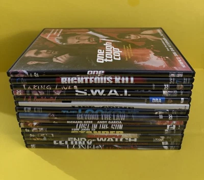 LOT OF 16 COPS / CRIME / ACTION  DVD’S - ALL VG TO VG+ CONDITION FREE SHIPPING Foto 1 de 4