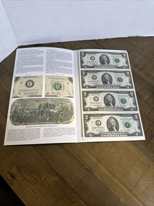 2013 Series $2 Federal Reserve Notes Uncut - Picture 1 of 9