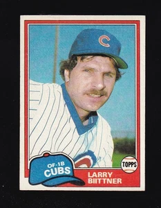 1981 Topps Larry Bittner #718 Chicago Cubs - Foto 1 di 2