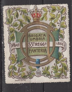 ER7967 Erinnofili Reggimentali: 53° Regg. Fanteria - Brigata Umbria - Foto 1 di 1