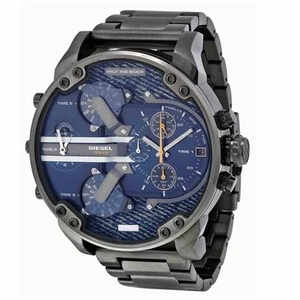 Diesel DZ7331 Mr Daddy 2.0 Chronograph Gunmetal Stainless Steel Watch 57mmx66mm - Picture 1 of 5