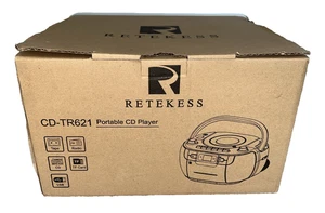 TR621 CD Player Portable, Cassette Player Boombox Tape Player AM FM Home Radios - Picture 1 of 15