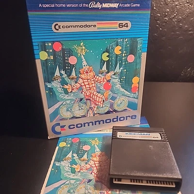 KICKMAN COMMODORE64 C64 1981 Bally Midway Arcade 81 Complete In Box Tested - Image 1 of 4