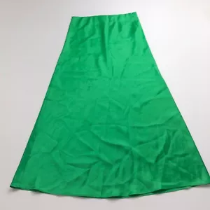 Gonna midi Babaton 6 (fit 26 in) raso acetato slip elastico pull on come nuova HRJ - Foto 1 di 14
