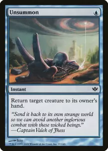 4 Unsummon 4x x4 - LP - Conflux - SPARROW MAGIC mtg - Picture 1 of 1