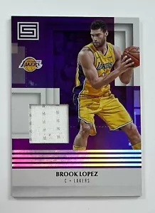 2017-18 Panini Status #M-BLP Brook Lopez Relic Card  BA19 - Picture 1 of 2