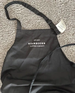 Starbucks Coffee Master Black Apron EST 1971 - Picture 1 of 1