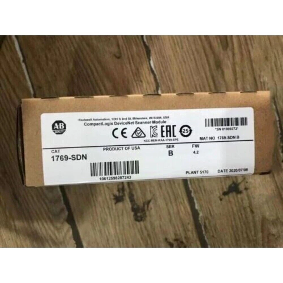 New Factory Sealed AB 1769-SDN SER B CompactLogix DeviceNet Scanner Module - Photo 1/2