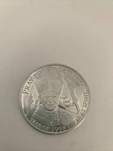 1998 Jahr des Heiligen Geistes Papst Johannes Paul II Legionäre Christi 1,5" Medaille. - Bild 1 von 4