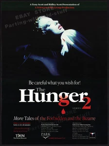 THE HUNGER__Original 1998 Trade AD / TV Series promo__RIDLEY SCOTT__DAVID BOWIE - Picture 1 of 1