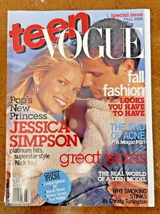 TEEN VOGUE Fall 2000, JESSICA SIMPSON, SAMATHA RONZON, KIDA JONES, Very Good - Picture 1 of 3