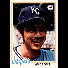 Amos Otis 1978 O-Pee-Chee Topps #16 Royals  Collectible Baseall Card VINTAGE