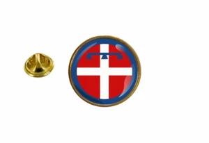 spilla pin pin's spille spilletta bandiera rotondo coccarda italia piemonte - Picture 1 of 1