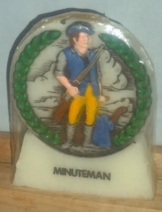 Americas Heritage Wax Candle Minuteman - Imagen 1 de 3