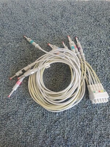 GE Marquette CAM 14 EKG 10 Kabel Bananenkabel 2016032001 - Versand am selben Tag - Bild 1 von 1