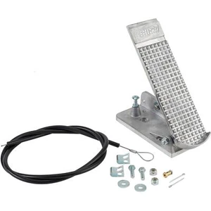 Cast Aluminum Accelerator Throttle Pedal Assembly Includes Heavy Duty Cable - Picture 1 of 10