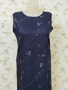 Vestido Norton Studio de lino bordado floral jersey para mujer talla grande nuevo con etiquetas - Imagen 1 de 11