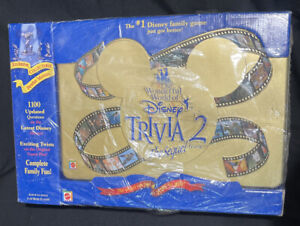 Wonderful World of Disney Trivia 2 The Sequel Game Tin 2000 NEW SEALED