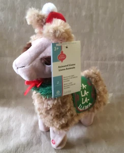 GEMMY CHRISTMAS PLUSH FA LA LA LLAMA Animated singing, Dancing Llama, with Tag - Picture 1 of 14